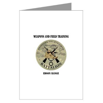 WFTB - M01 - 02 - Weapons & Field Training Battalion - Greeting Cards (Pk of 10)